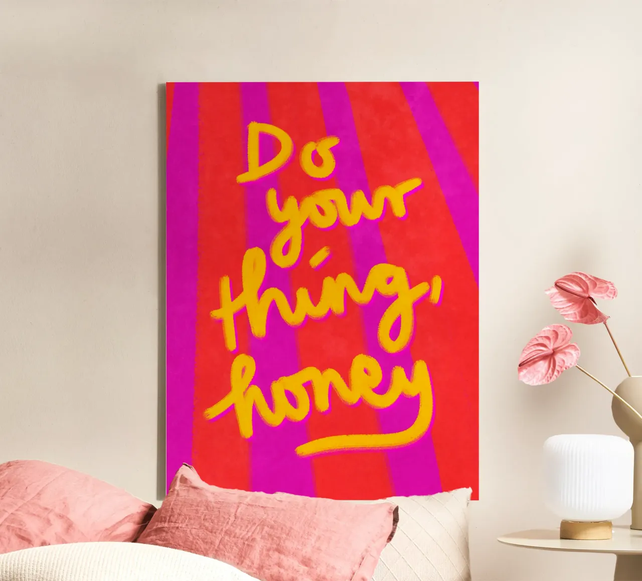 Do your Thing, honey tela da Illustration Raissa Oltmanns