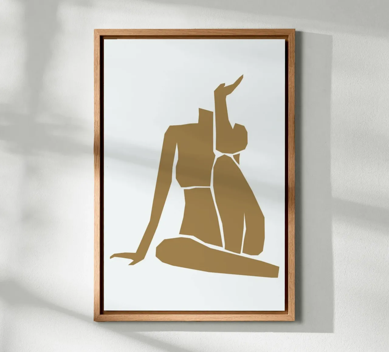 Act No 2 canvas with Floater frame by KRUTH DESIGN