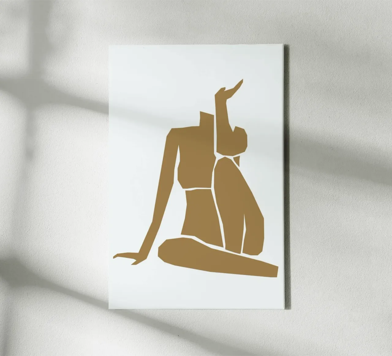 Act No 2 canvas with Floater frame by KRUTH DESIGN