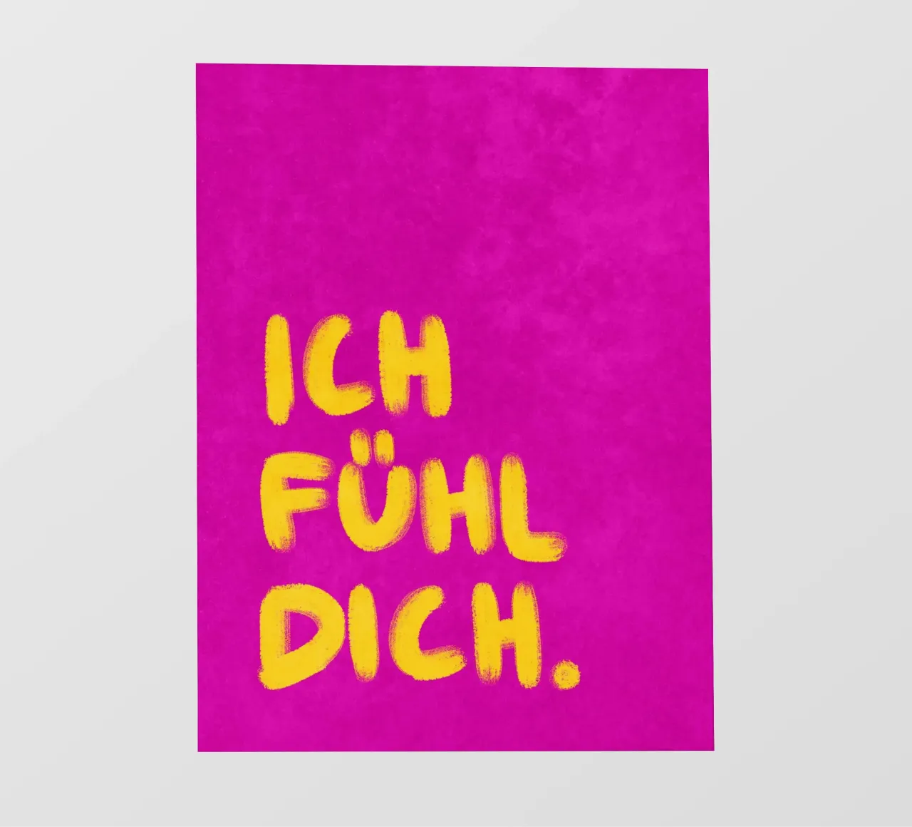 Ich fühl dich telo in pvc da Illustration Raissa Oltmanns