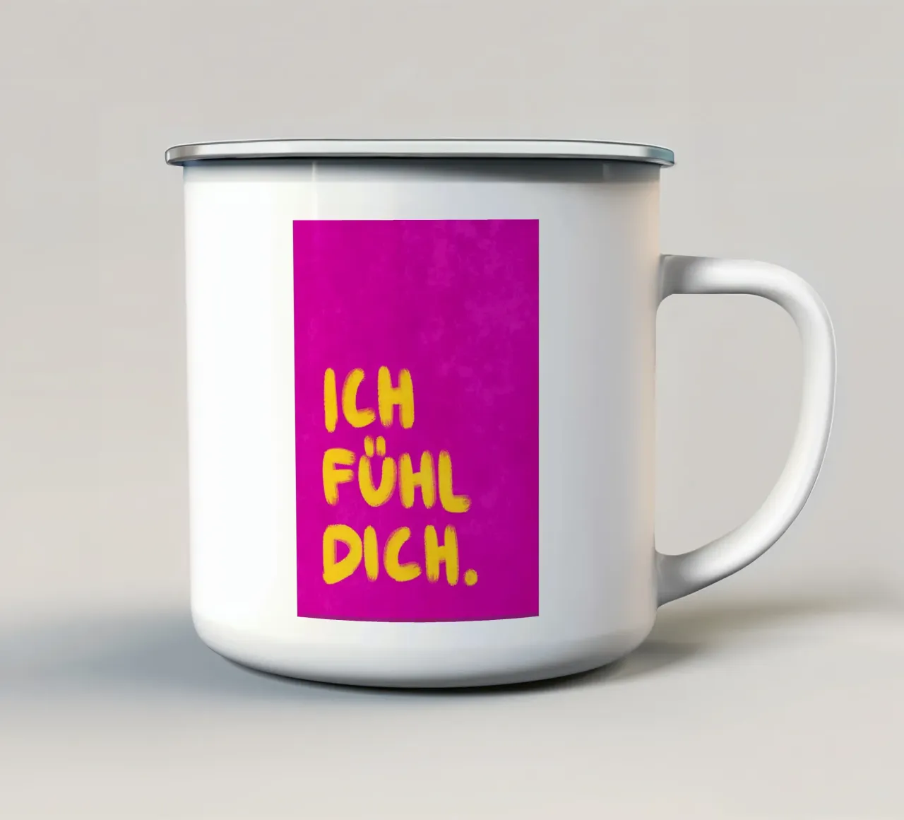 Ich fühl dich tazza in smalto da Illustration Raissa Oltmanns