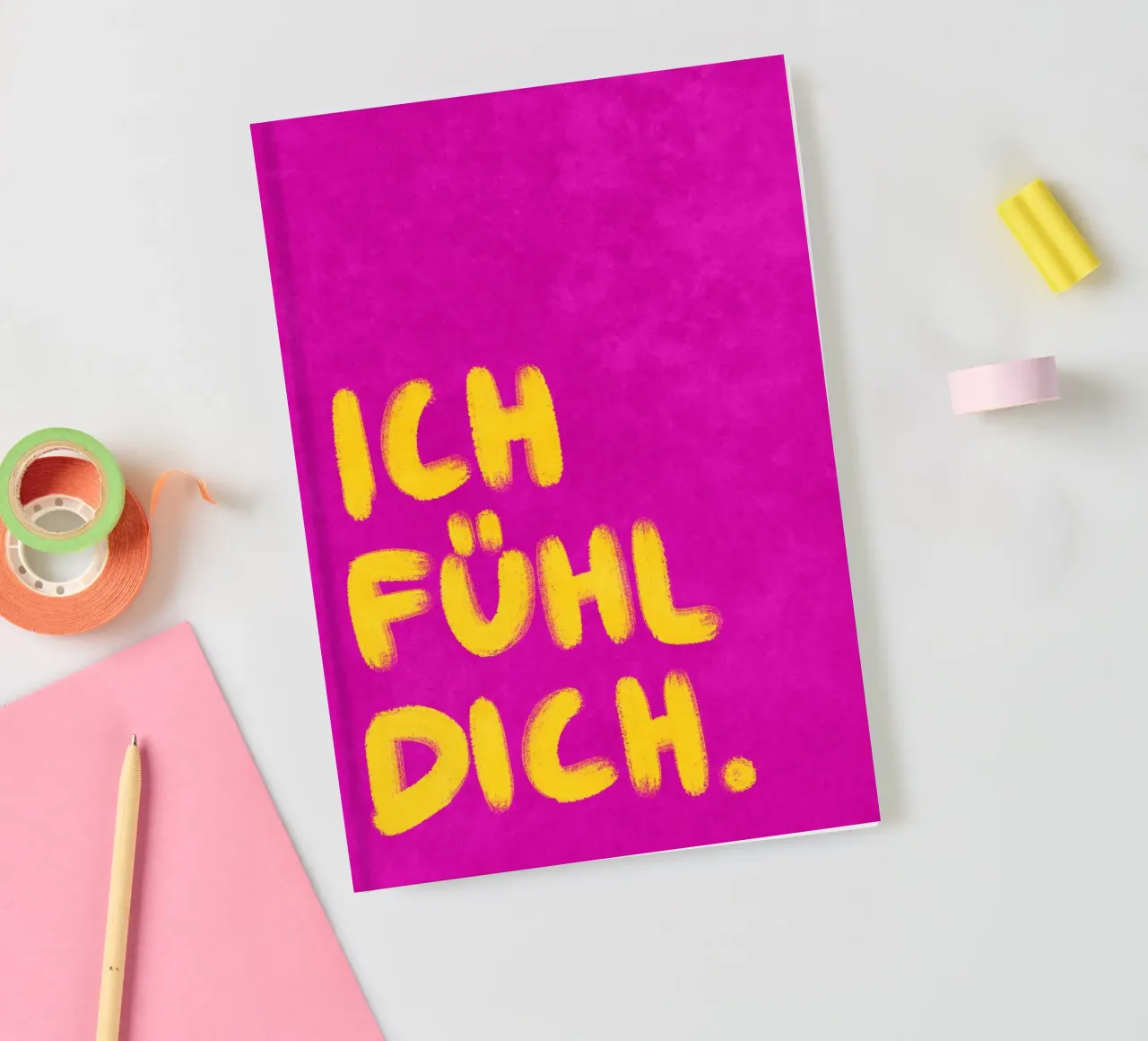 Ich fühl dich notebook by Illustration Raissa Oltmanns