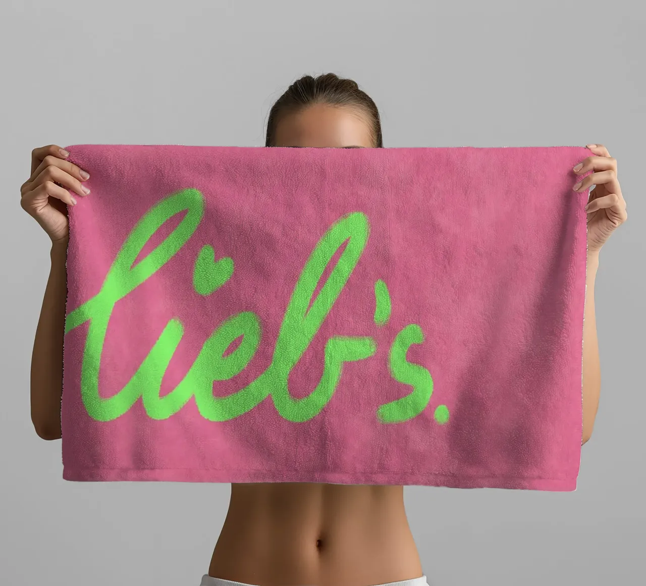 Norddeutsche Liebeserklärung: liebs asciugamano da bagno da Illustration Raissa Oltmanns