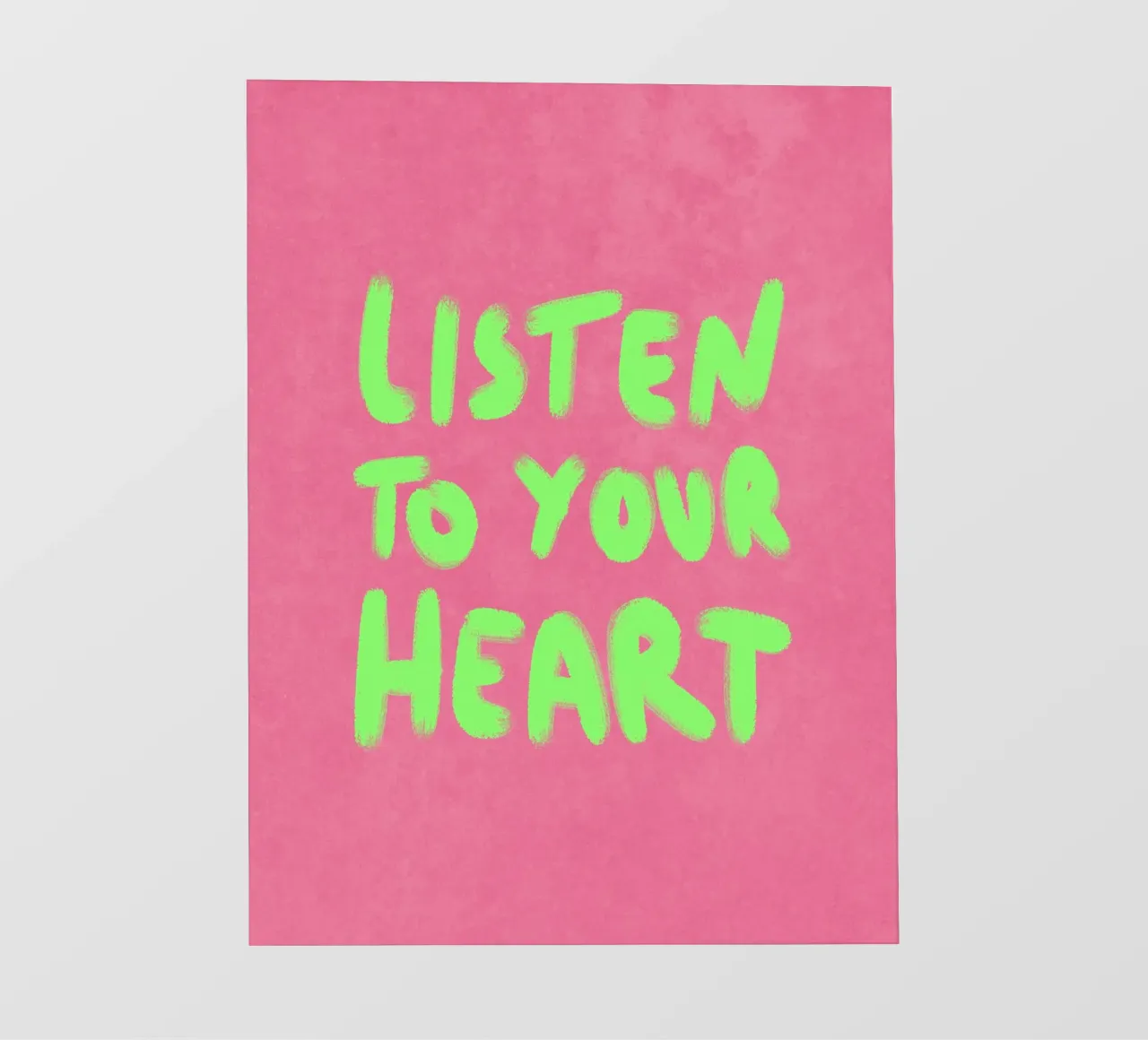 Listen to your Heart telo in pvc da Illustration Raissa Oltmanns