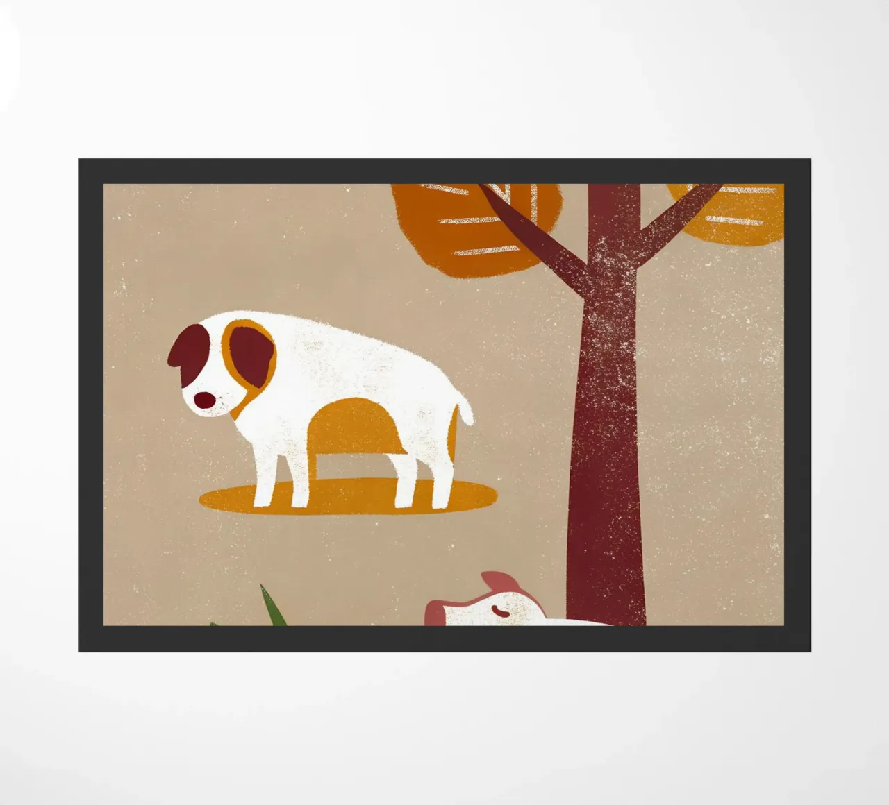 Cane e maiale Retro Pop zerbino da THE LATEST SHOP