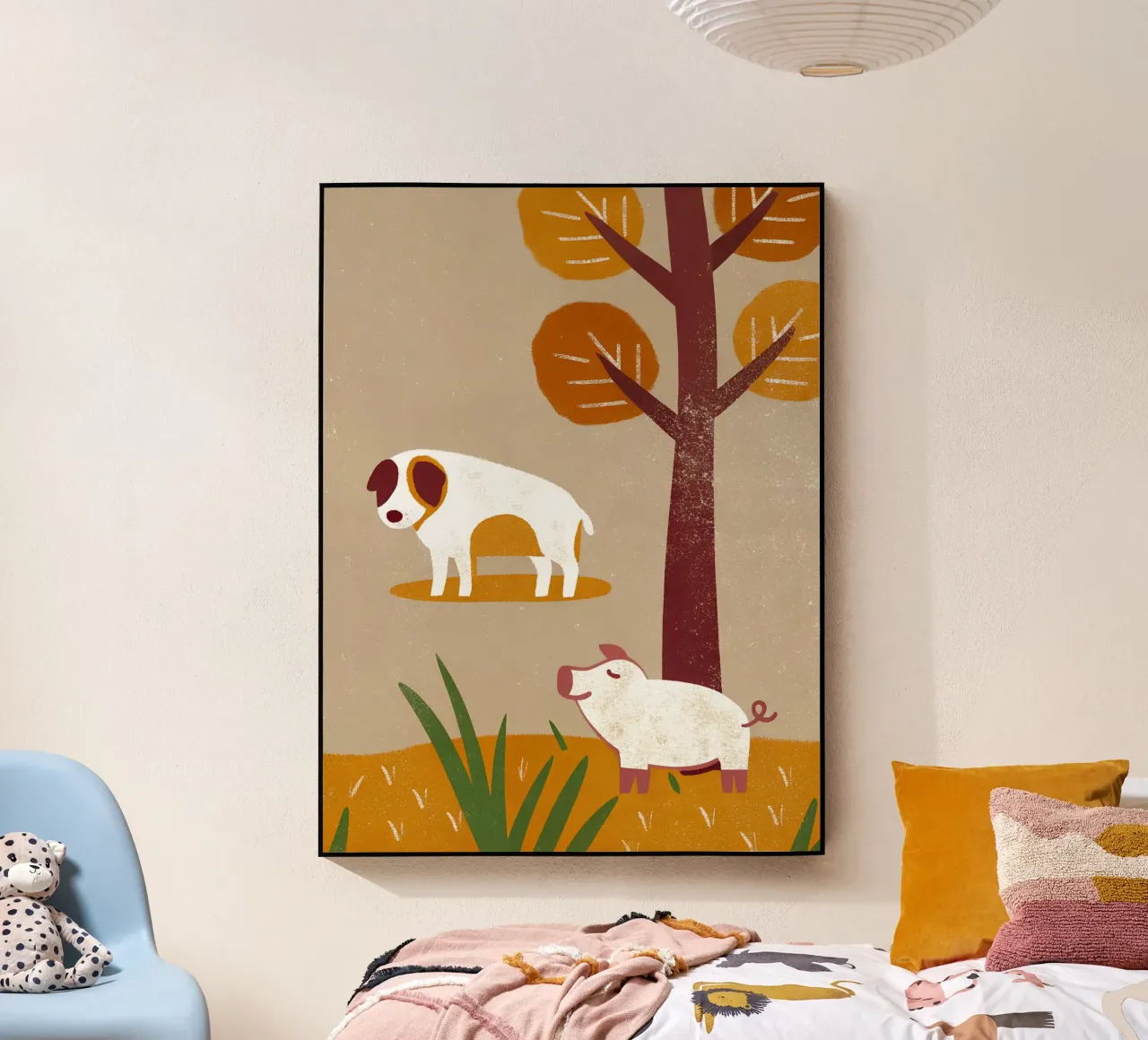 Cane e maiale Retro Pop plexiglass da THE LATEST SHOP