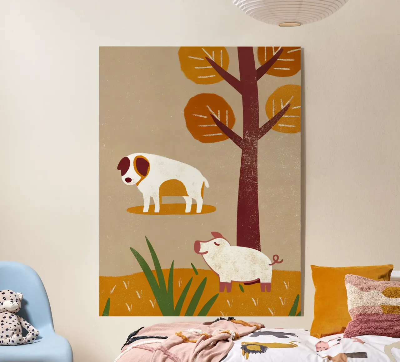 Cane e maiale Retro Pop plexiglass da THE LATEST SHOP