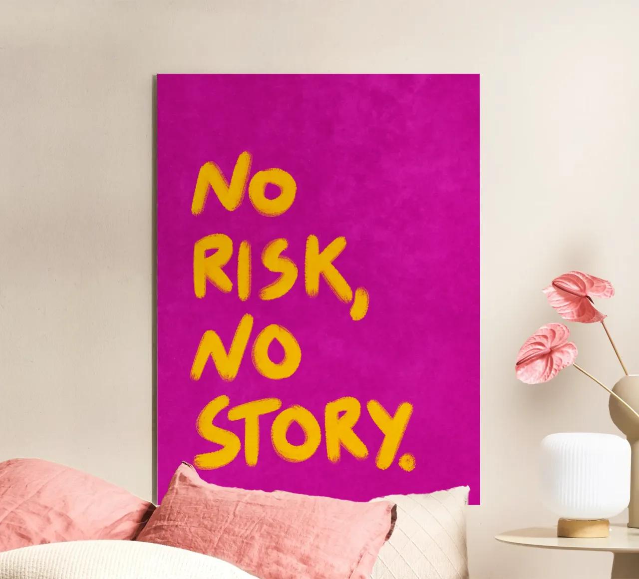 No risk, no story alluminio dibond da Illustration Raissa Oltmanns