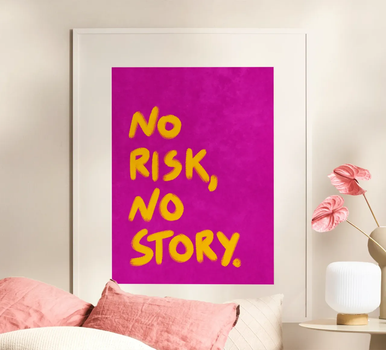 No risk, no story carta hahnemühle da Illustration Raissa Oltmanns