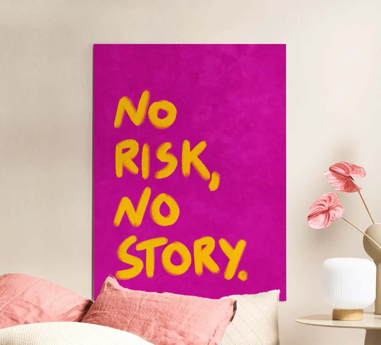 No risk, no story carta hahnemühle da Illustration Raissa Oltmanns