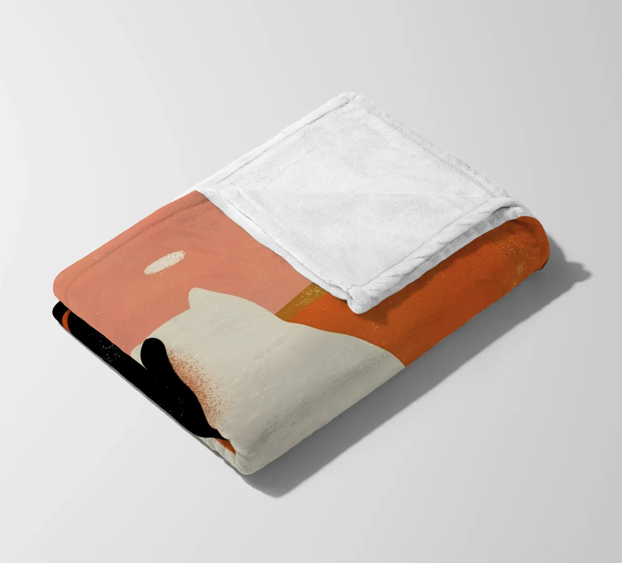 Due gatti pop retrò coperta in pile da THE LATEST SHOP