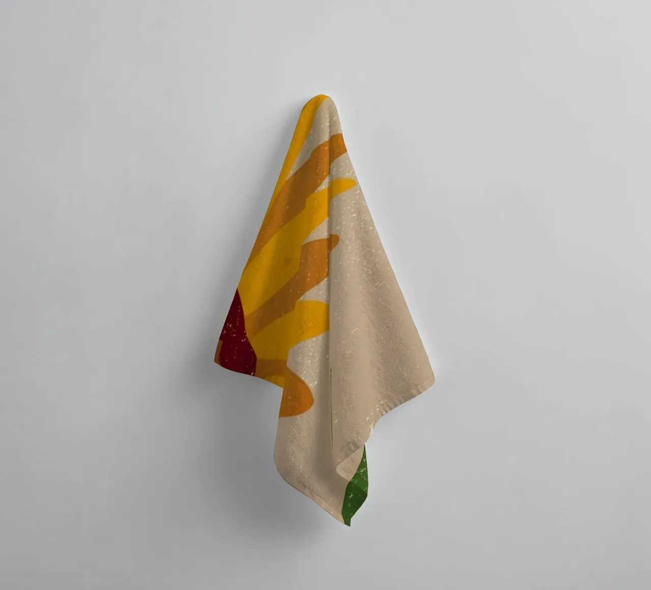 Girasole e coniglio Retro Pop asciugamano da bagno da THE LATEST SHOP