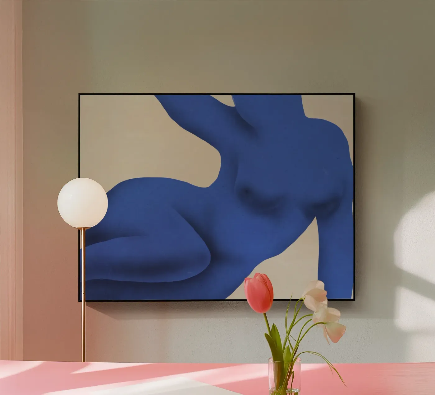 Blu reclinabile plexiglass da Little Dean