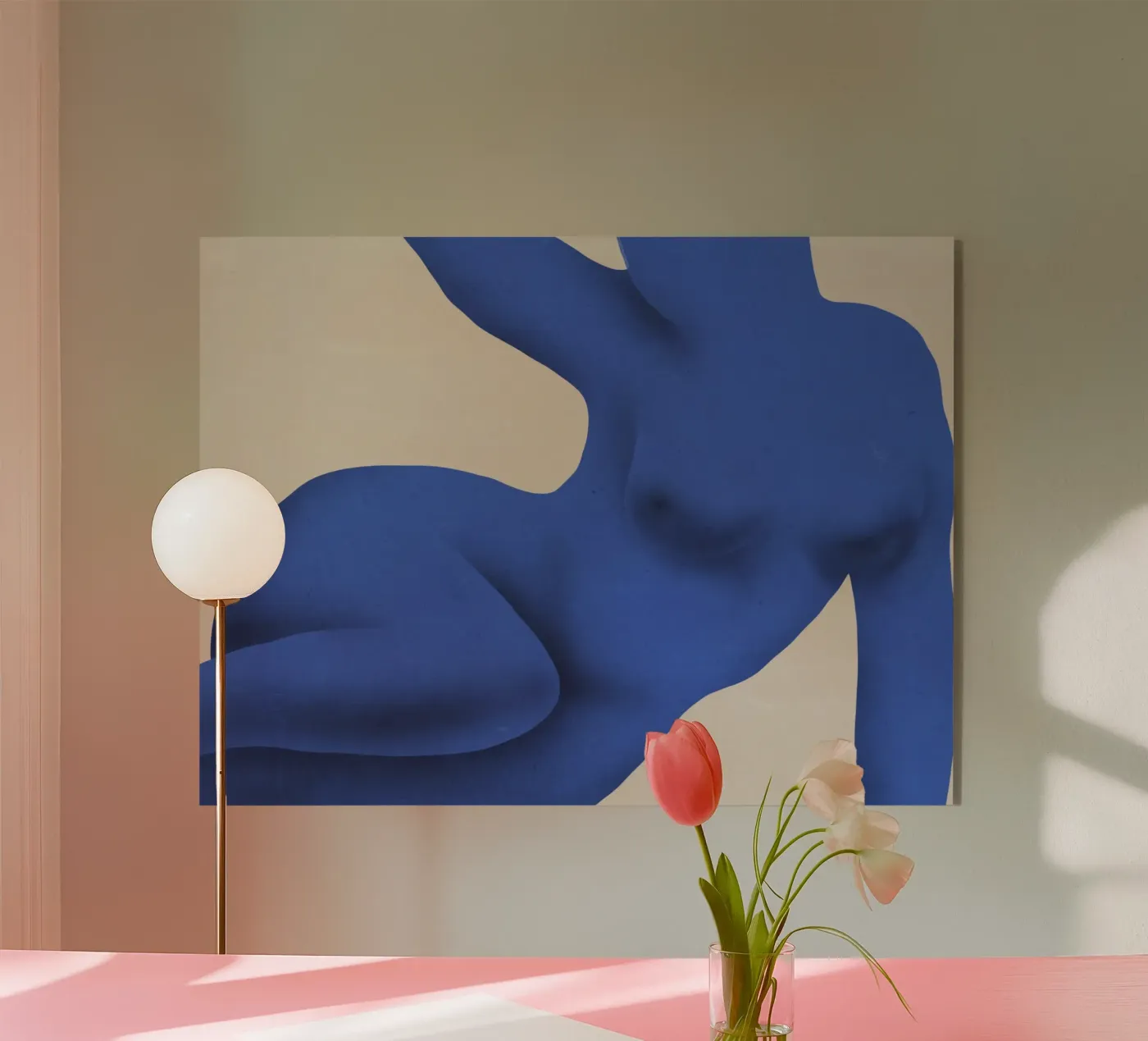 Blu reclinabile plexiglass da Little Dean