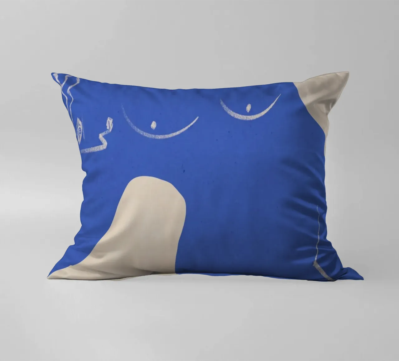 Musa greca in blu cuscino da Little Dean