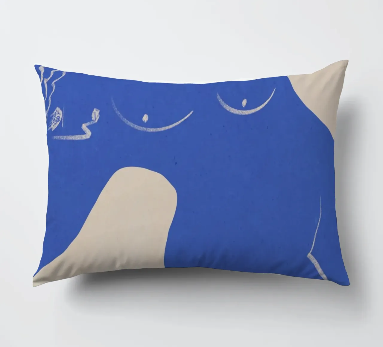 Musa greca in blu cuscino da Little Dean