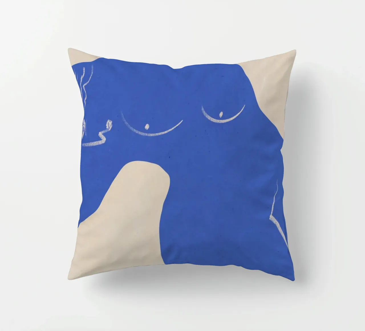 Musa greca in blu cuscino da Little Dean