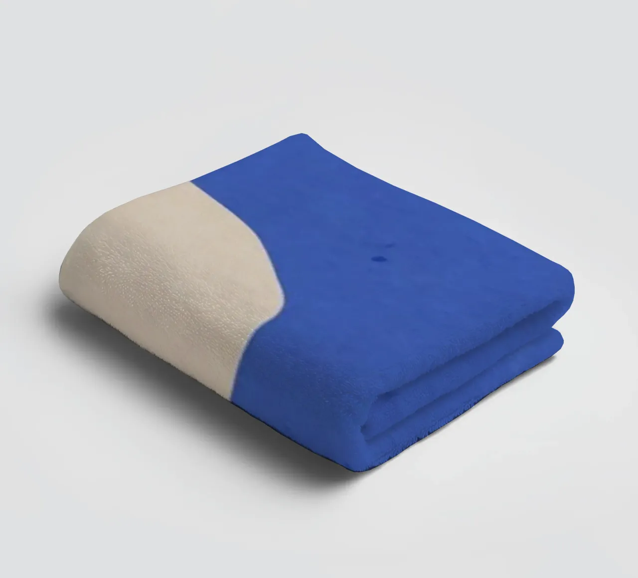 Greek muse in blue towel by Little Dean