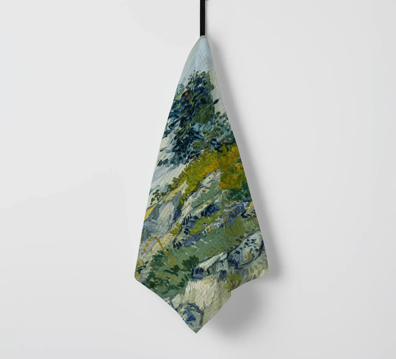 van Gogh, Roccia con quercia Dipinto a olio canovaccio da cucina da Carinaprint