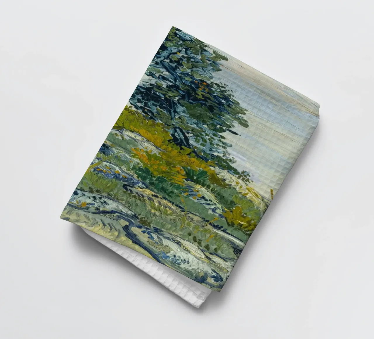 van Gogh, Roccia con quercia Dipinto a olio canovaccio da cucina da Carinaprint