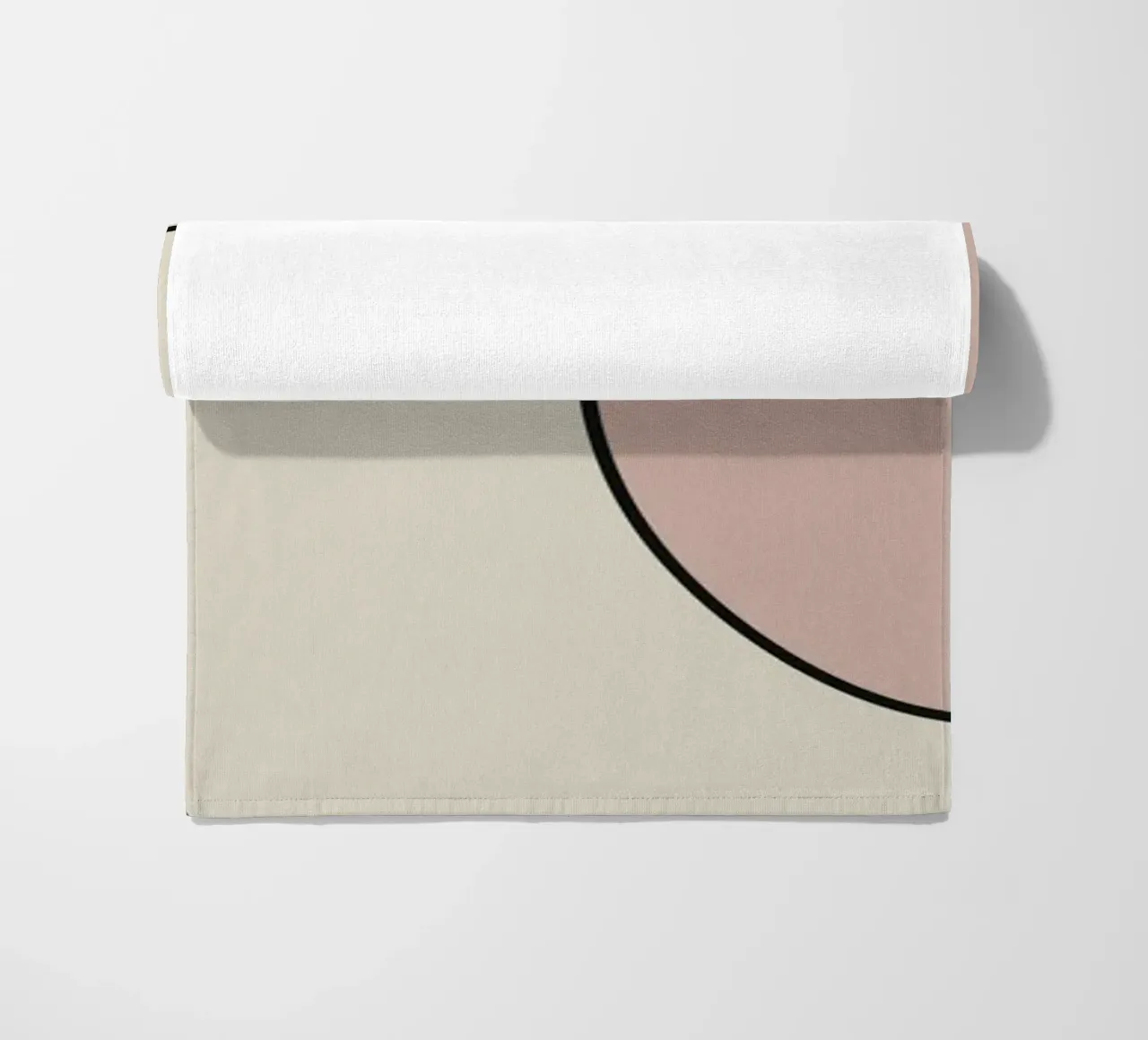 Minimal graceful line art abstract 14 telo mare da Little Dean