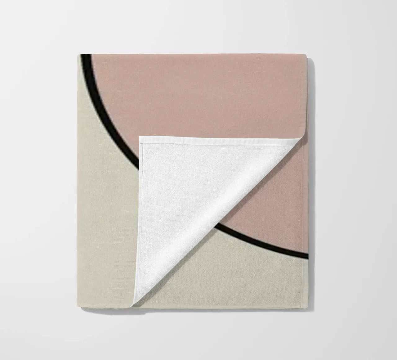 Minimal graceful line art abstract 14 telo mare da Little Dean