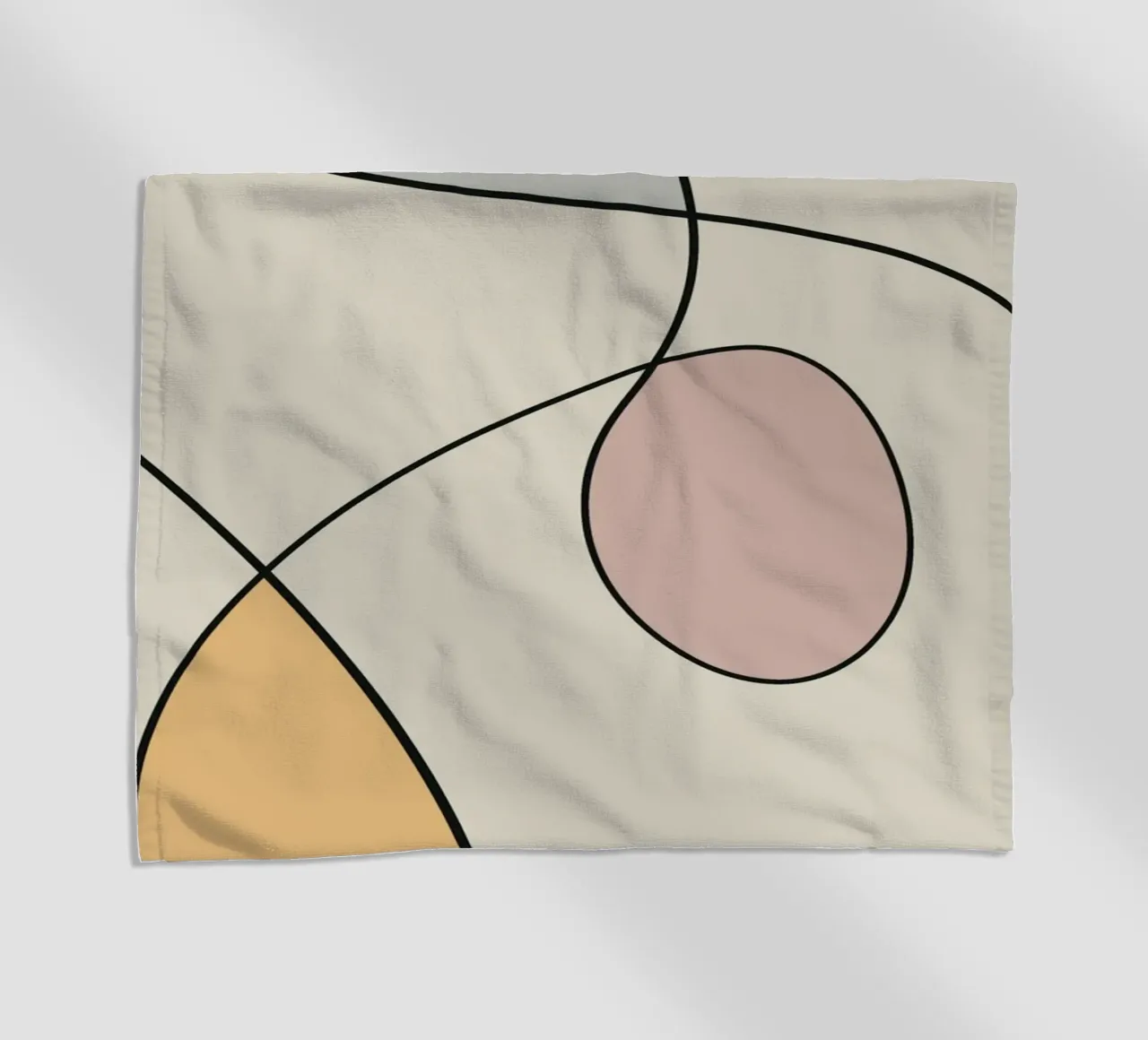 Minimal graceful line art abstract 14 telo mare da Little Dean