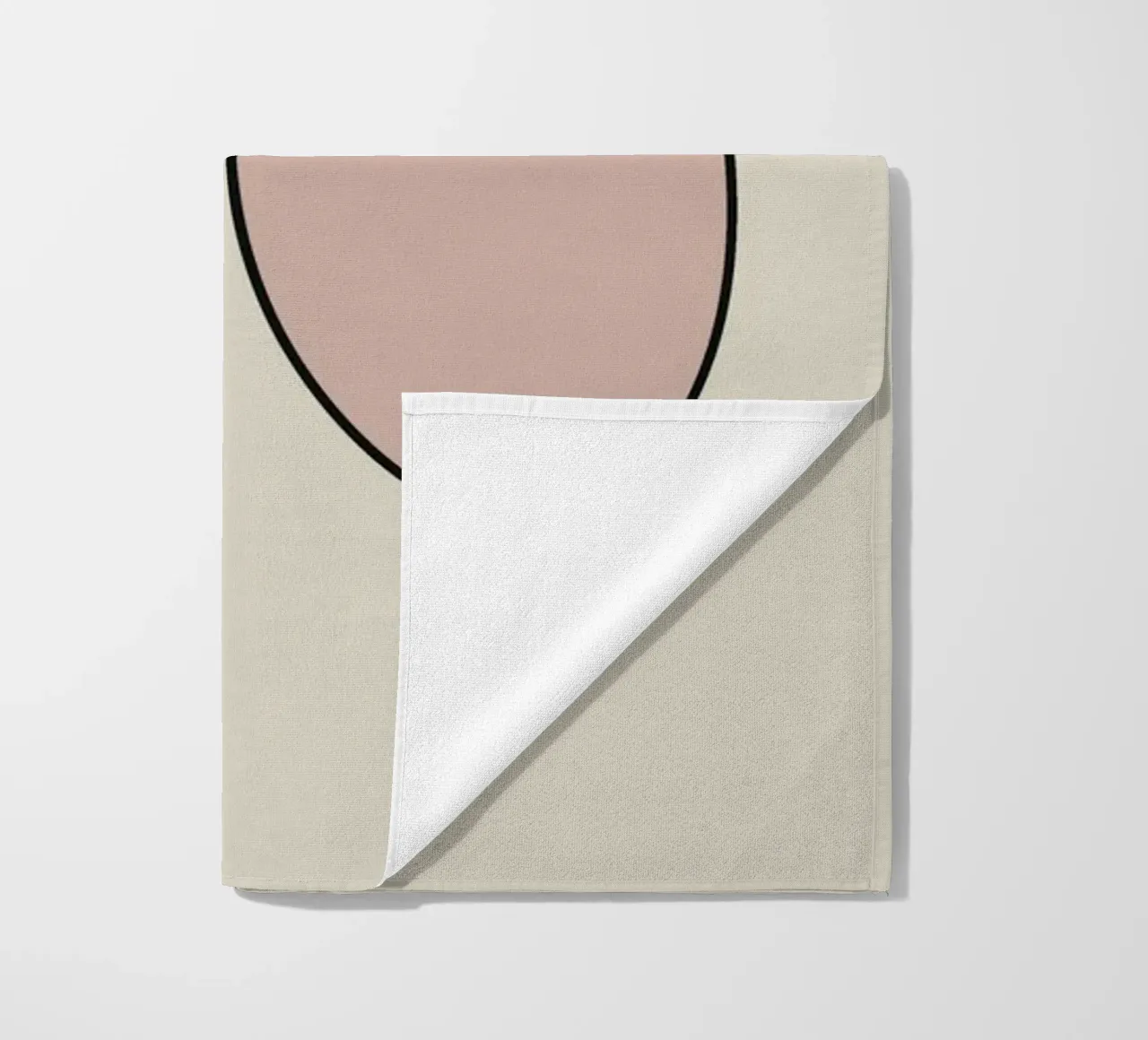 Minimal graceful line art abstract 14 telo mare da Little Dean