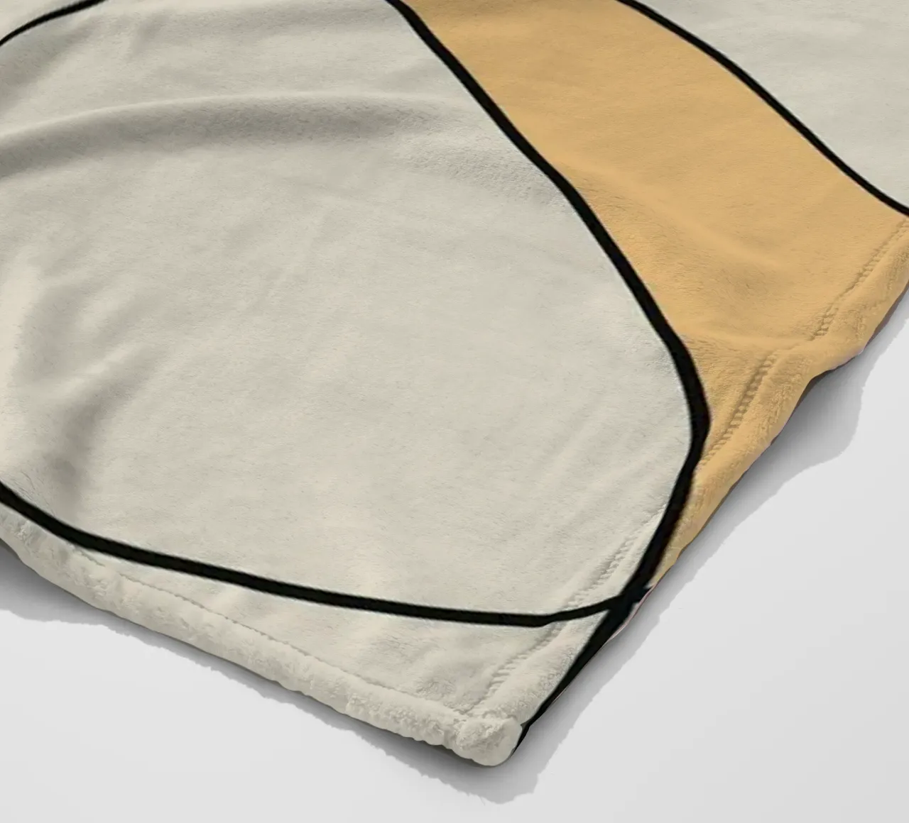 Minimal graceful line art abstract 18 coperta in pile da Little Dean