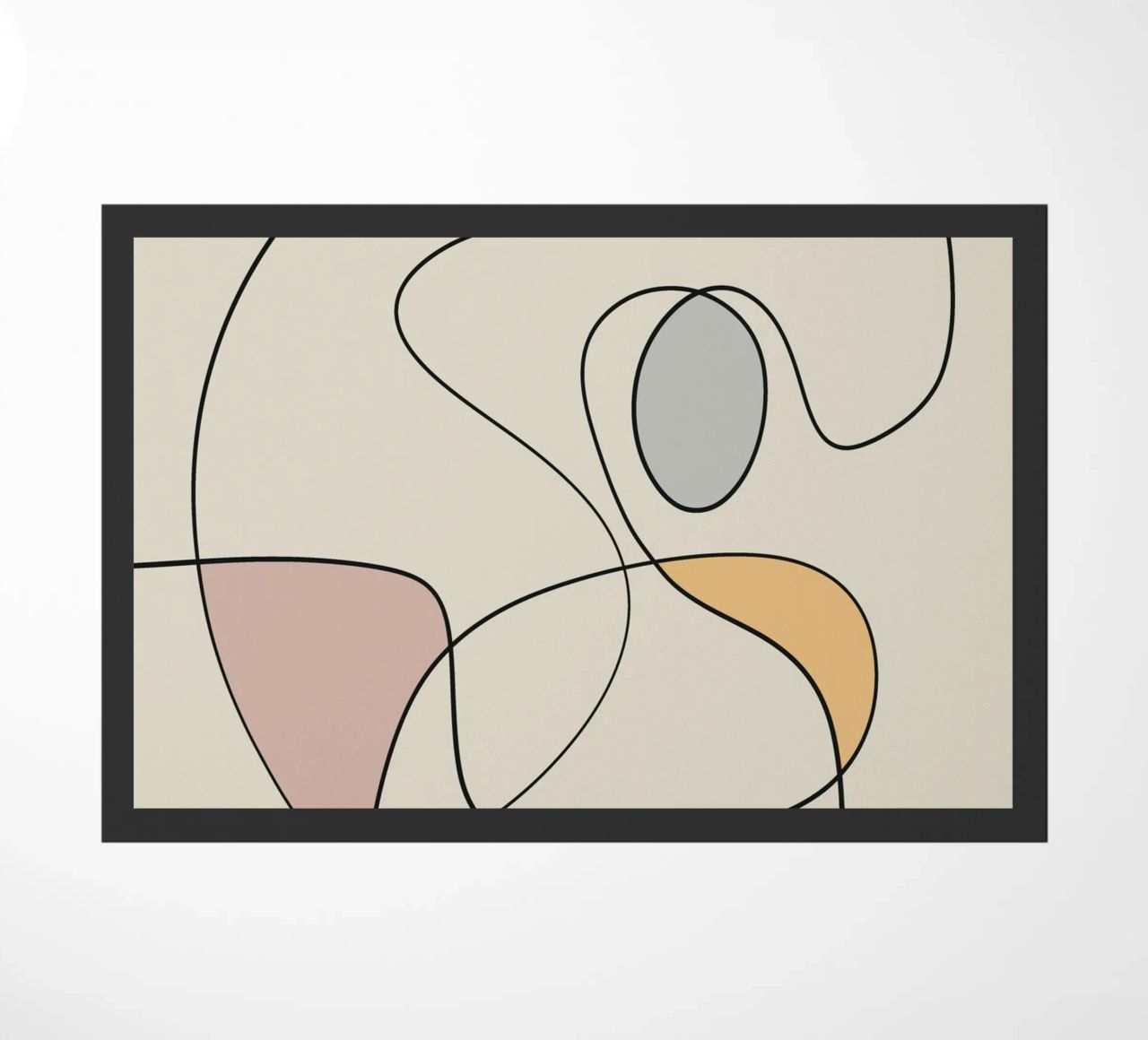 Minimal graceful line art abstract 18 zerbino da Little Dean