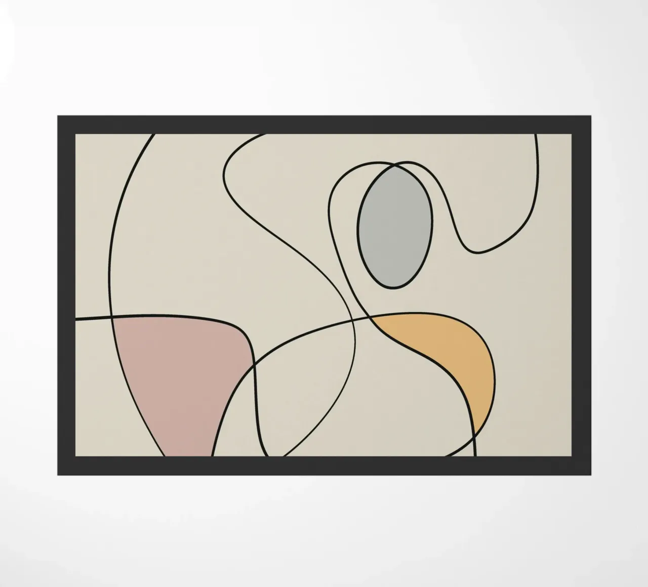 Minimal graceful line art abstract 18 zerbino da Little Dean