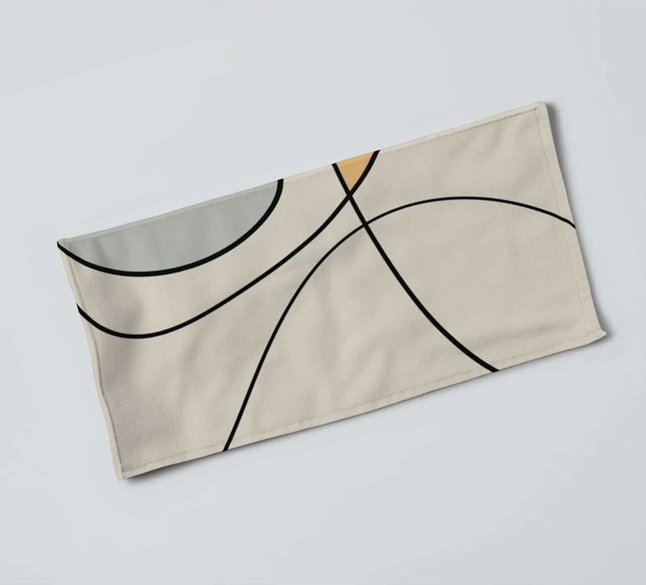 Minimal graceful line art abstract 18 asciugamano da bagno da Little Dean