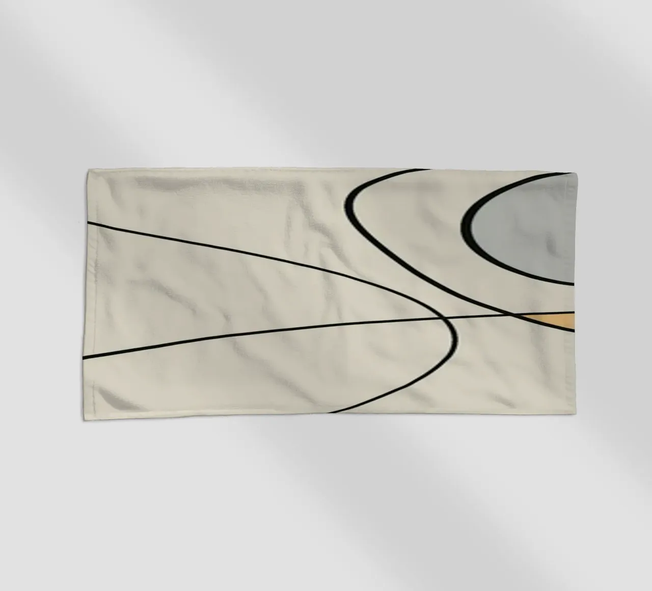 Minimal graceful line art abstract 18 telo mare da Little Dean