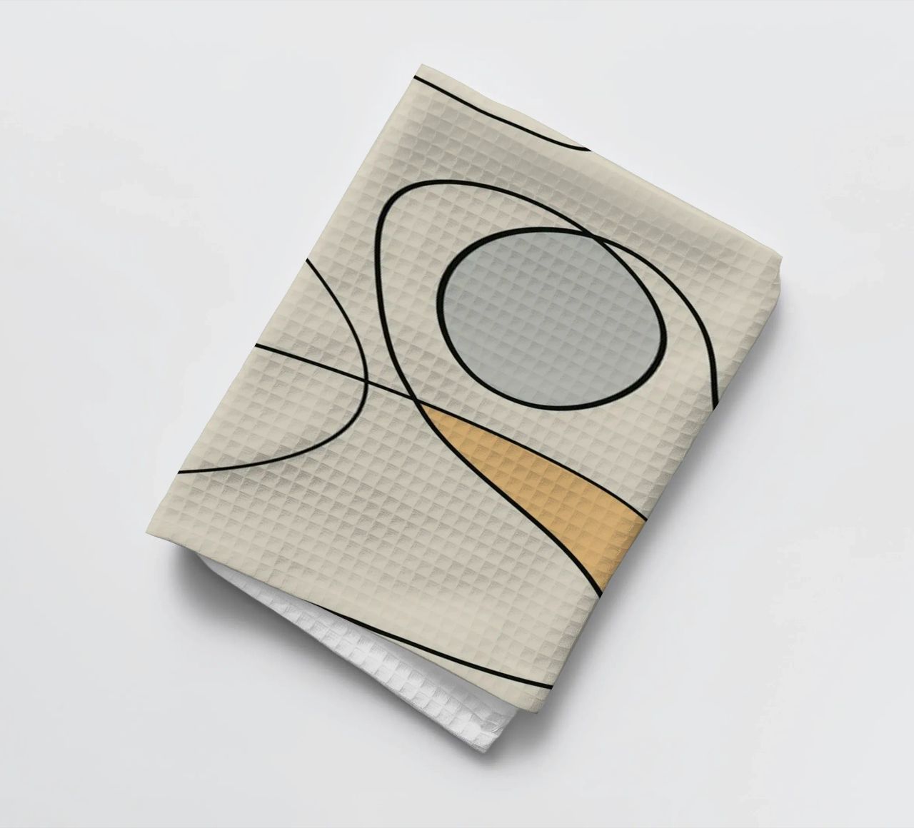 Minimal graceful line art abstract 18 canovaccio da cucina da Little Dean