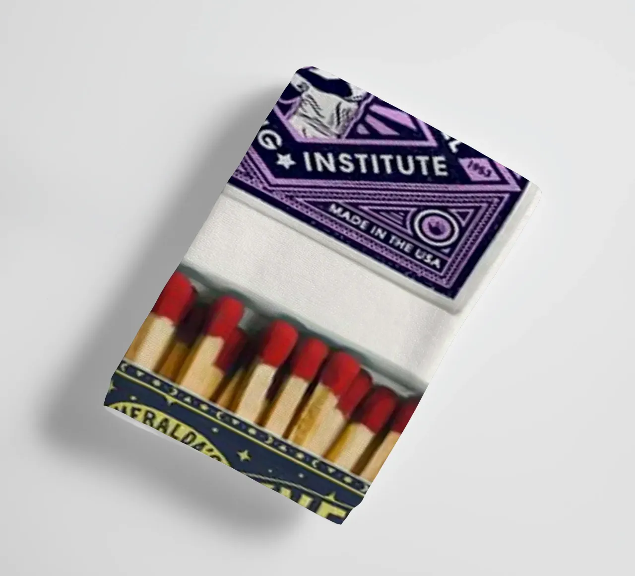 Vintage Matchbox Art | Retro Label Collection Print towel by NorwesClub