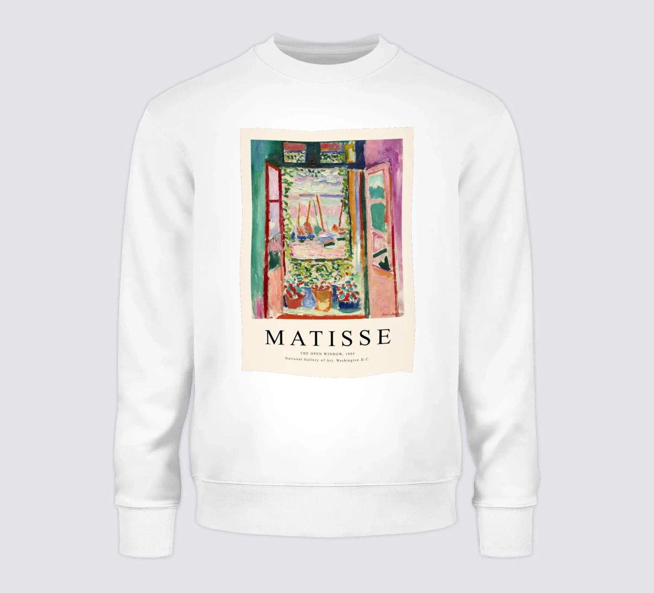 Henri Matisse Open Window - Fauvism Art Print sudadera de NorwesClub
