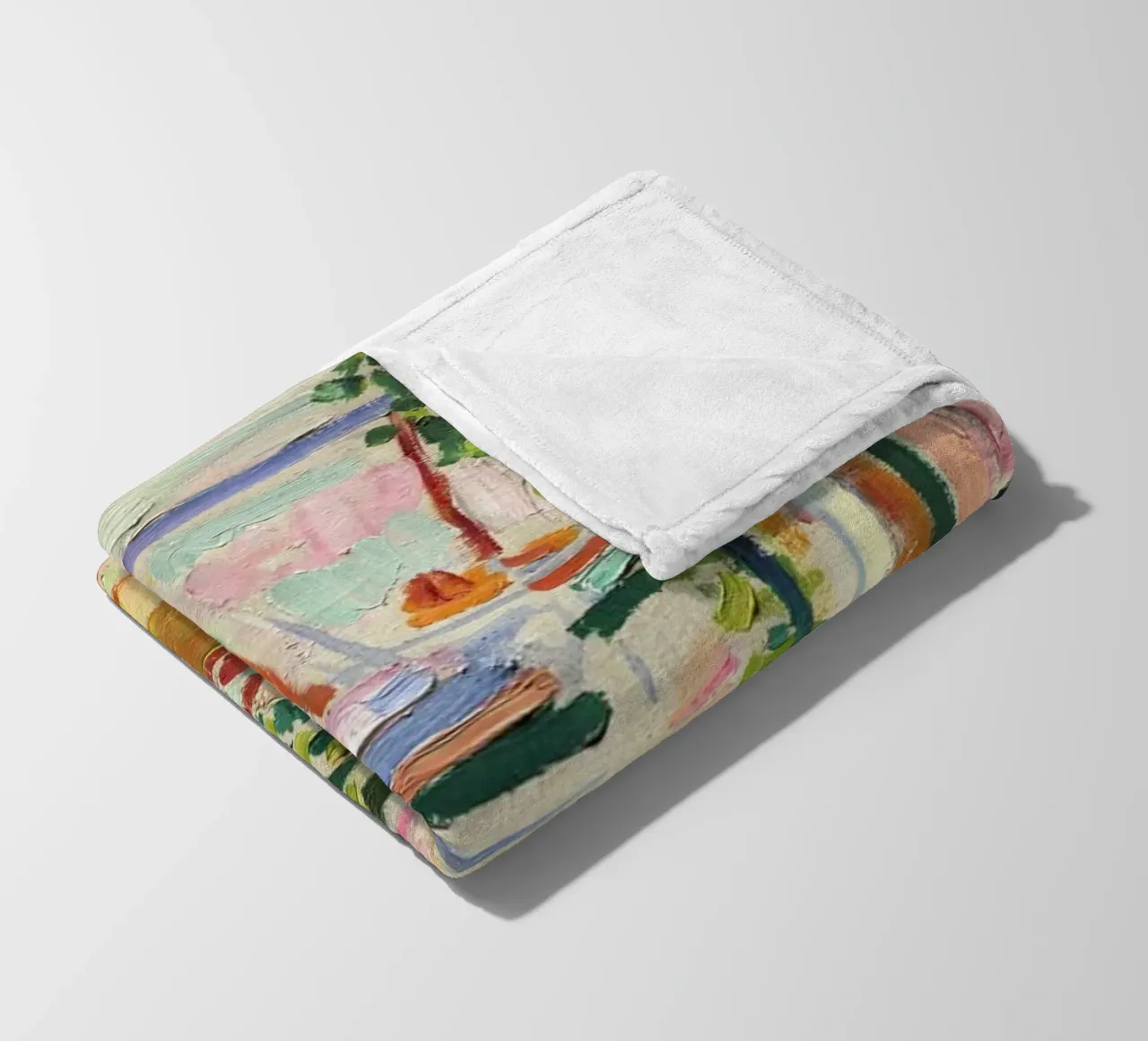 Henri Matisse Open Window - Fauvism Art Print fleece blanket by NorwesClub