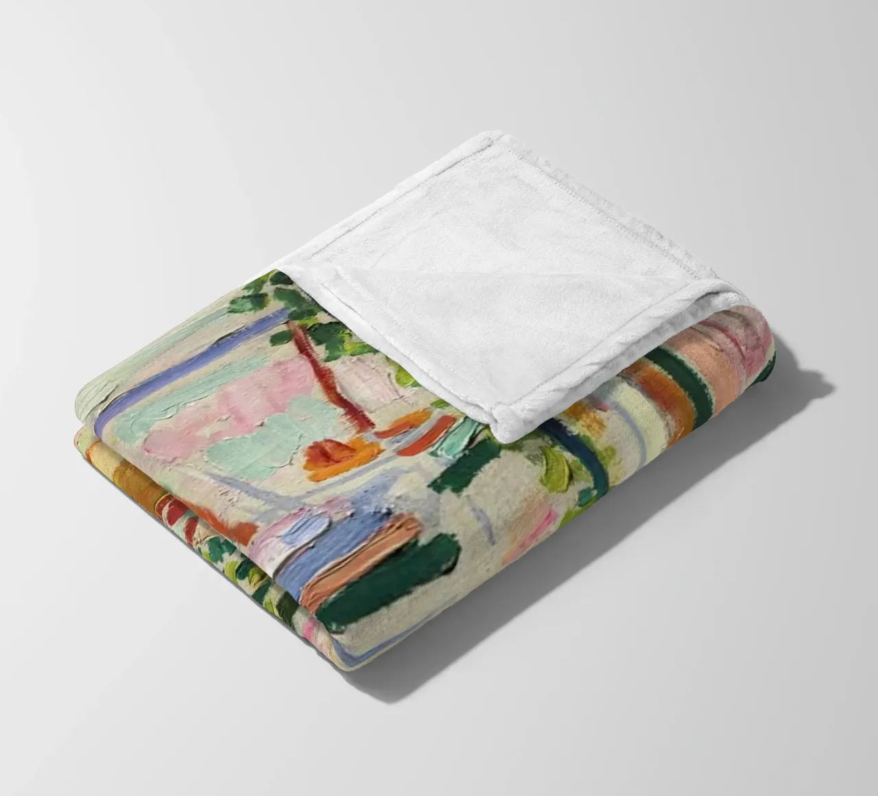 Henri Matisse Open Window - Fauvism Art Print fleece blanket by NorwesClub