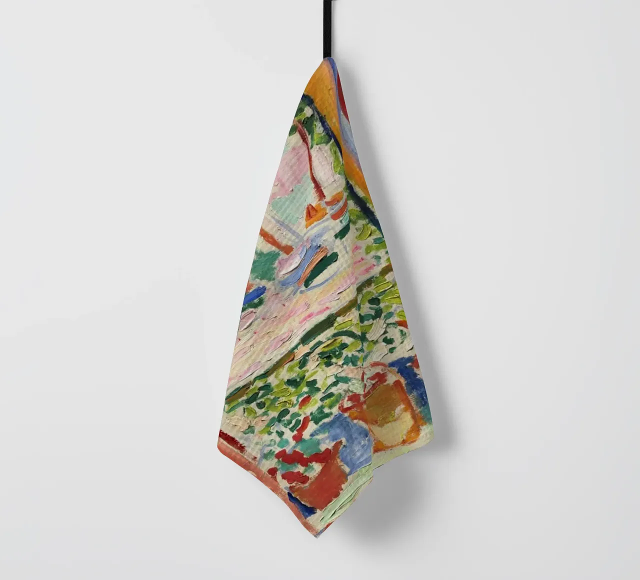 Henri Matisse Open Window - Fauvism Art Print Geschirrtuch von NorwesClub