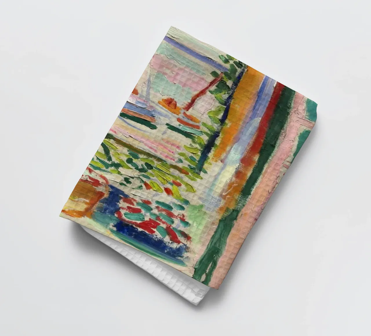 Henri Matisse Open Window - Fauvism Art Print Geschirrtuch von NorwesClub