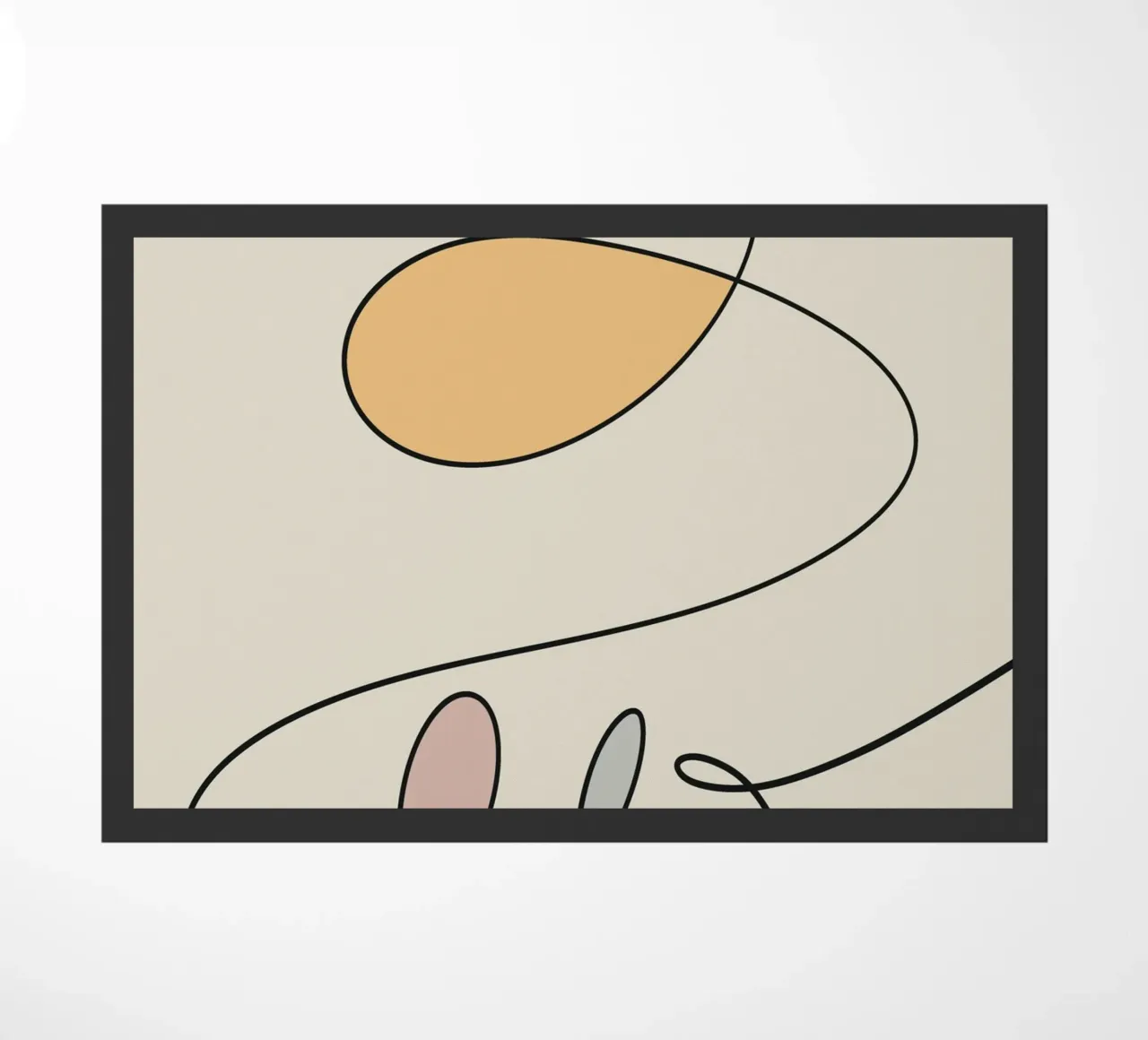 Minimal graceful line art abstract 17 zerbino da Little Dean