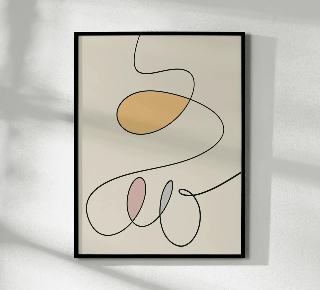 Minimal graceful line art abstract 17 carta hahnemühle da Little Dean