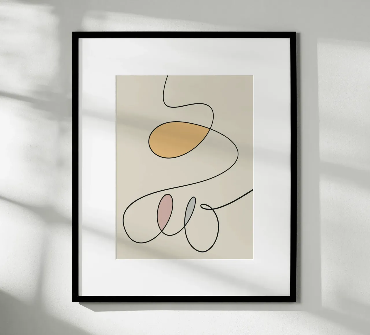 Minimal graceful line art abstract 17 carta hahnemühle da Little Dean