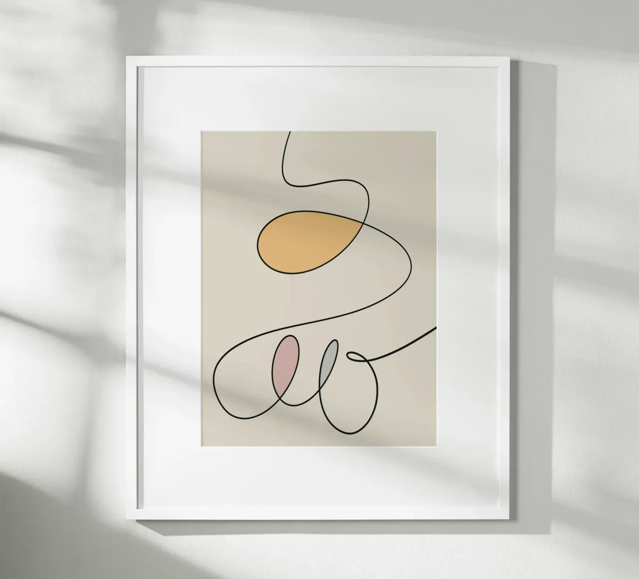 Minimal graceful line art abstract 17 carta hahnemühle da Little Dean