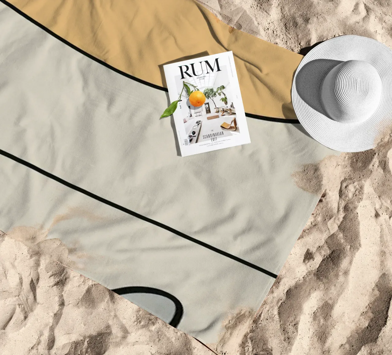 Minimal graceful line art abstract 17 telo mare da Little Dean