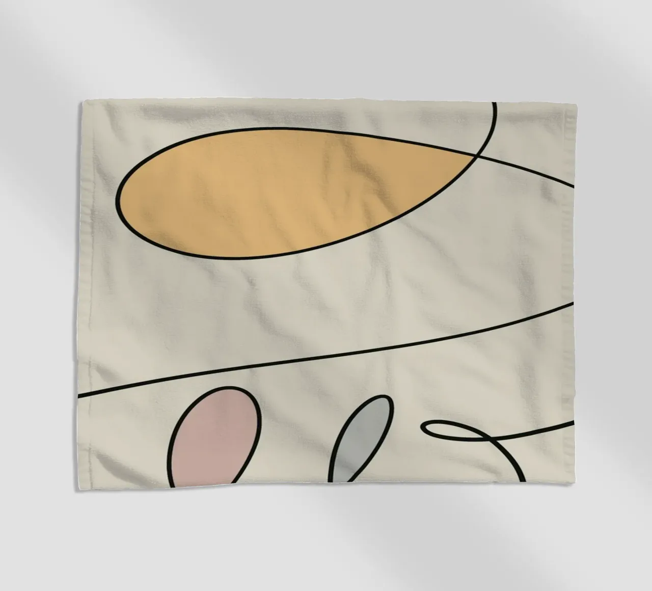 Minimal graceful line art abstract 17 telo mare da Little Dean