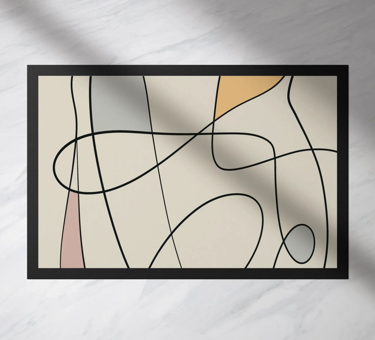Minimal graceful line art abstract 16 zerbino da Little Dean