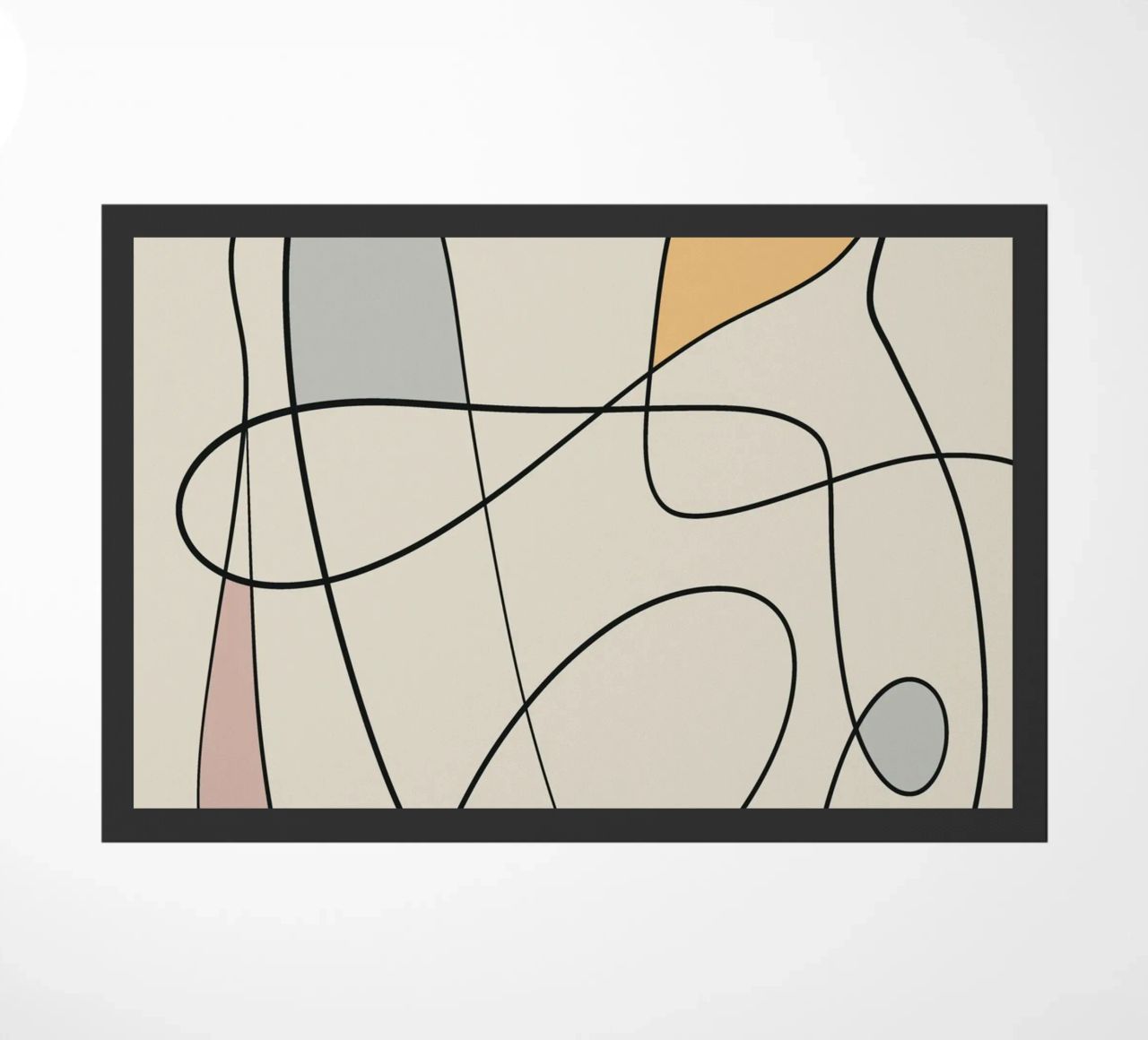 Minimal graceful line art abstract 16 zerbino da Little Dean