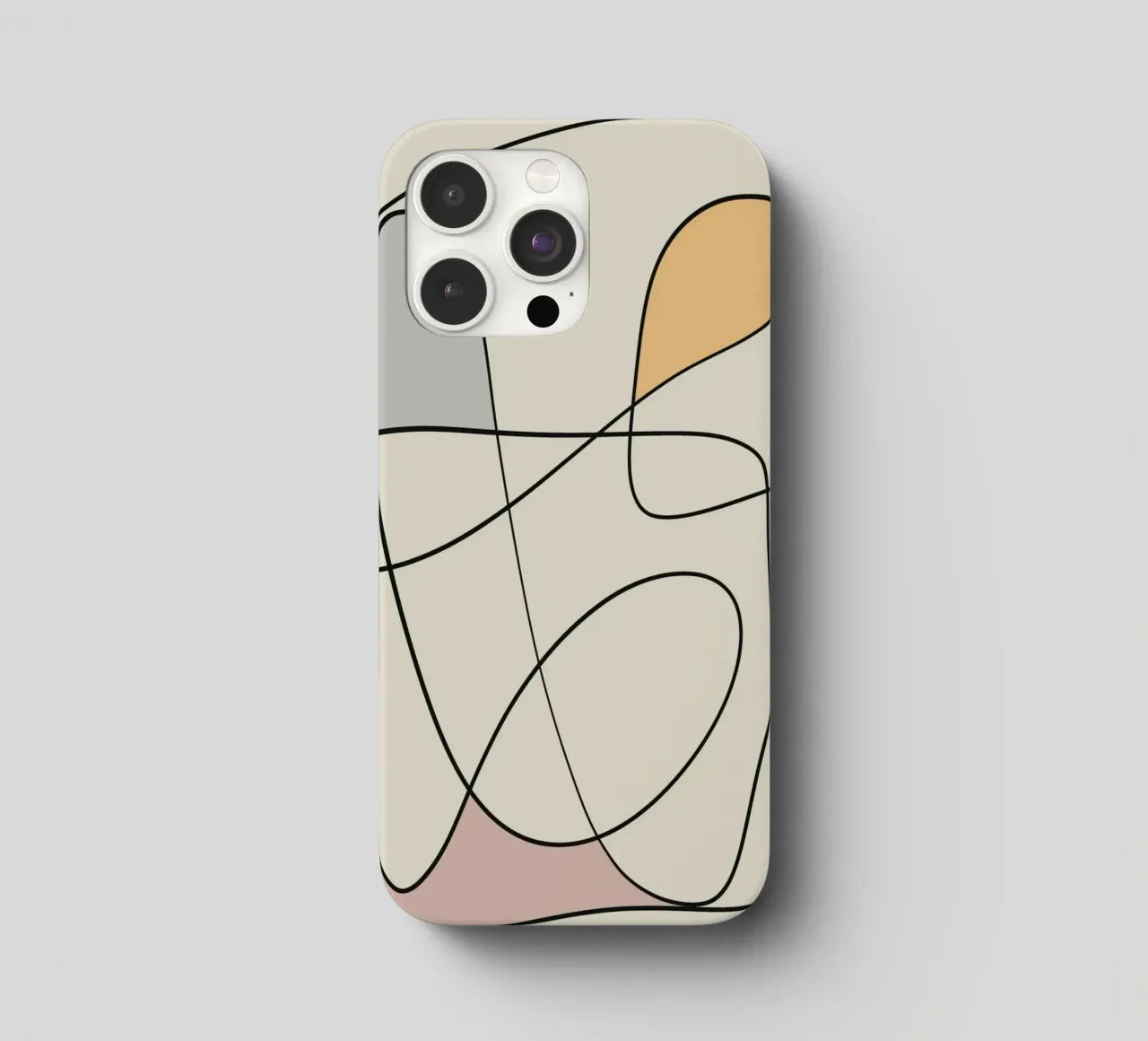 Minimal graceful line art abstract 16 cover iphone da Little Dean