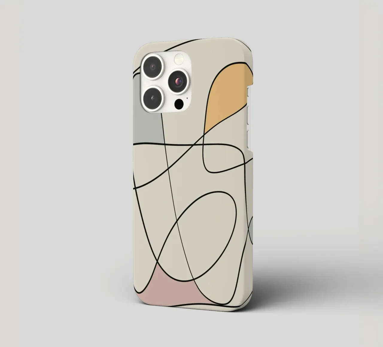 Minimal graceful line art abstract 16 cover iphone da Little Dean